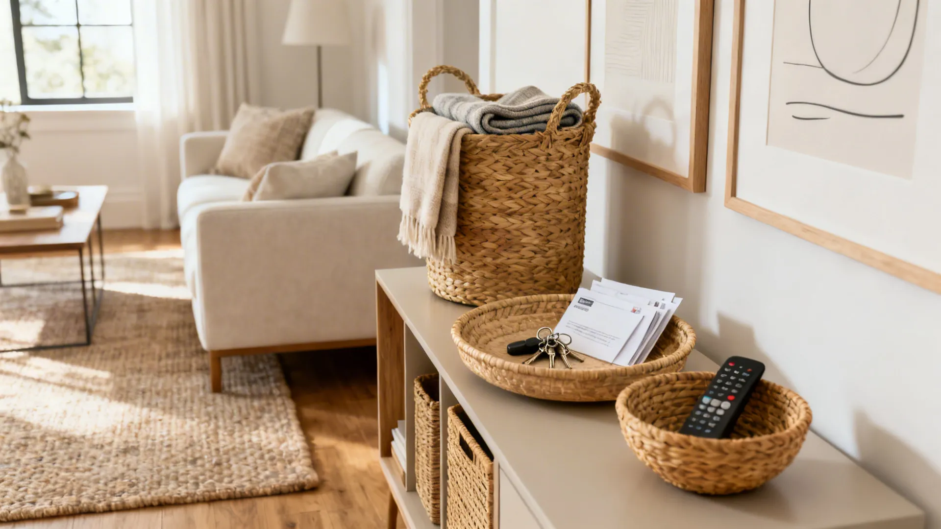 5 Basket Decor Ideas for Living Room