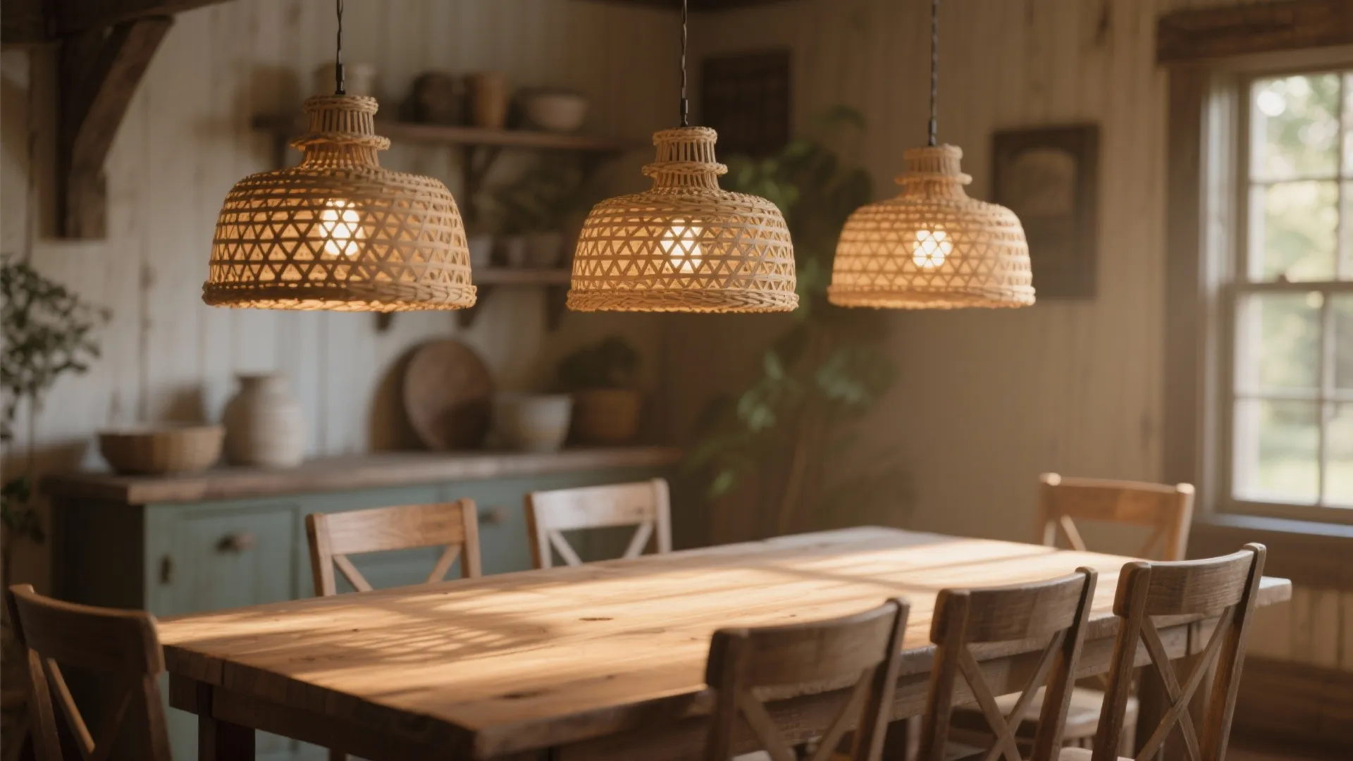 6. Basket Weave Pendants