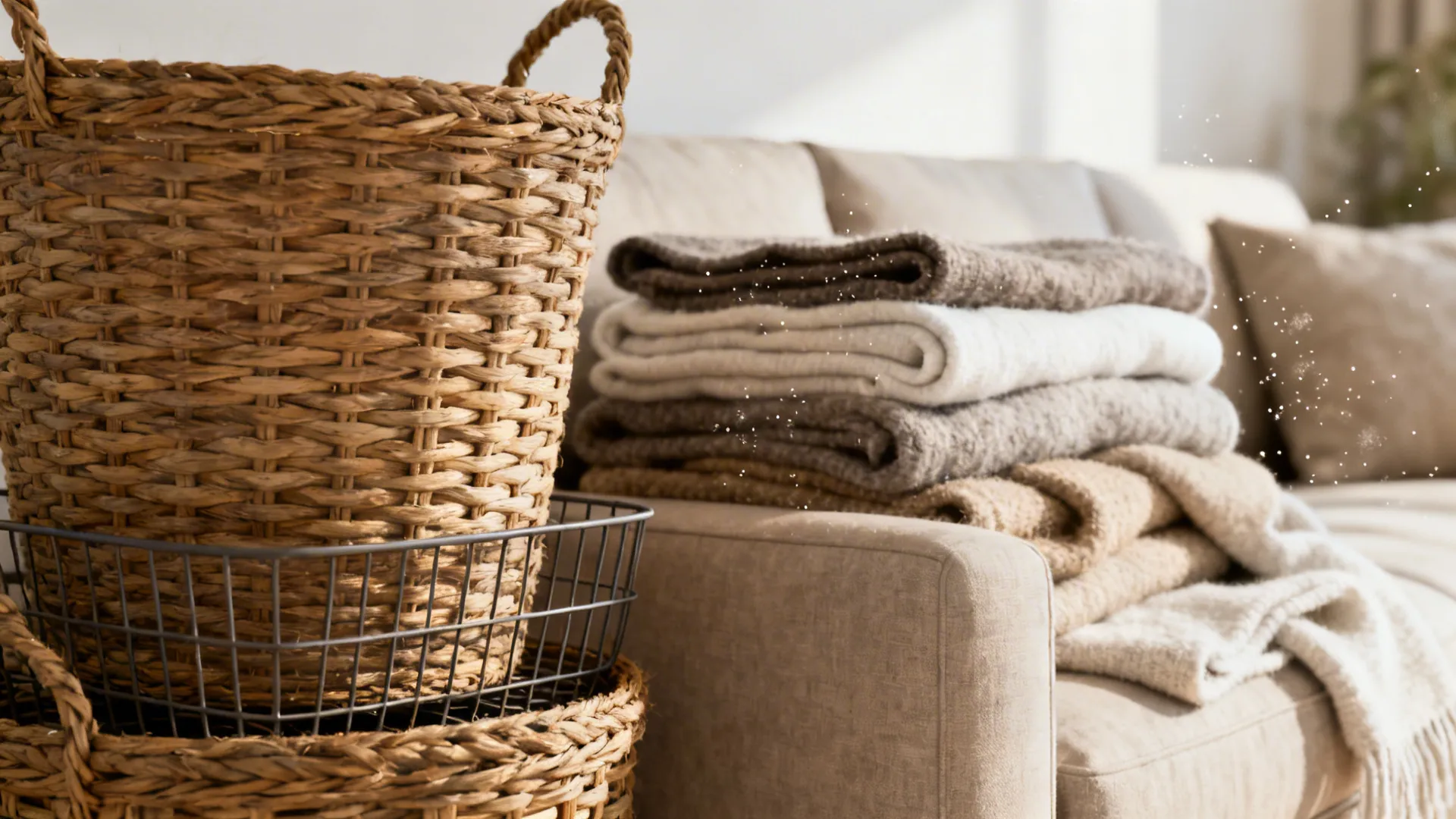 1. Stylish Basket Stacks