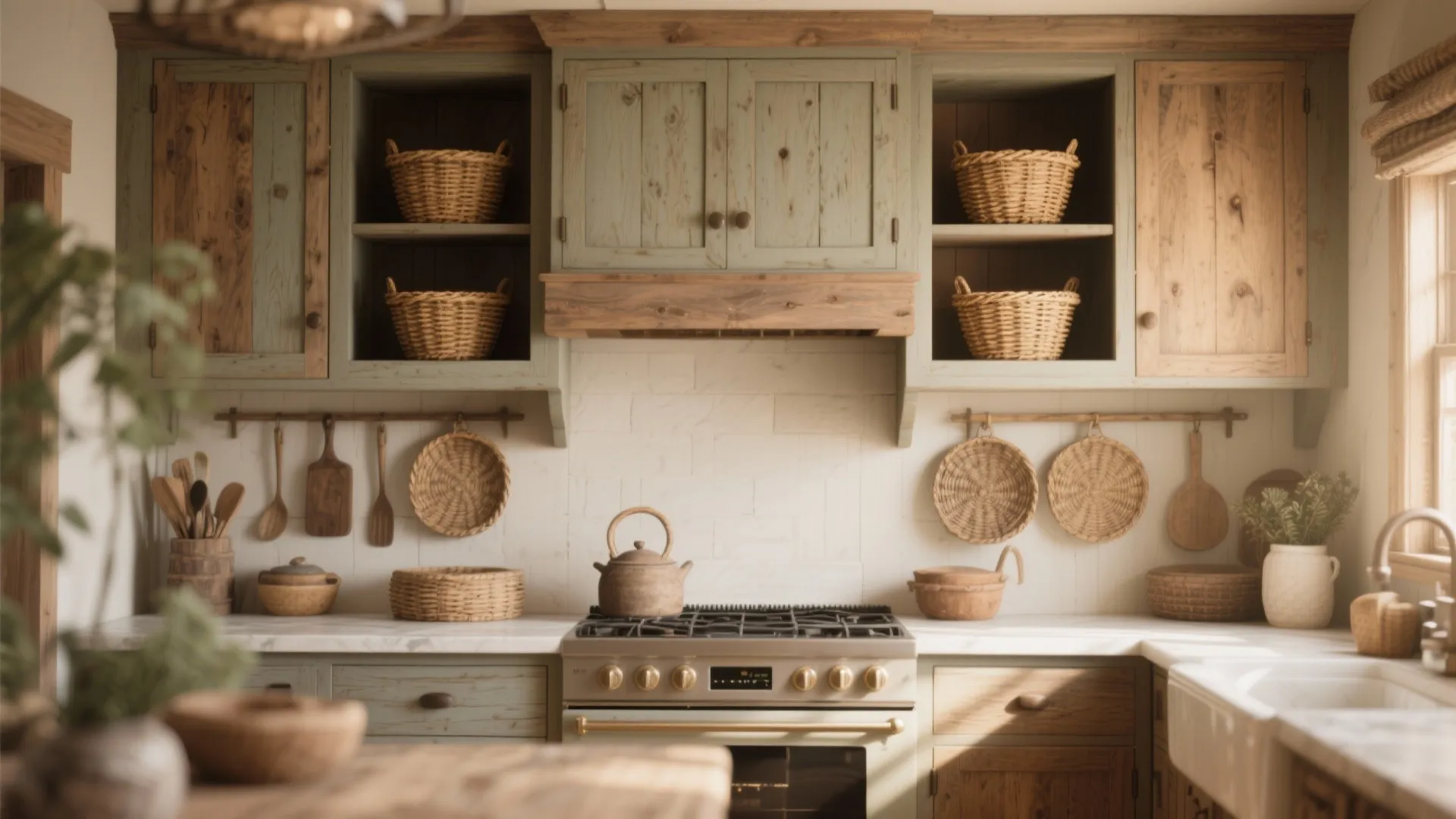 5. Install Decorative Baskets