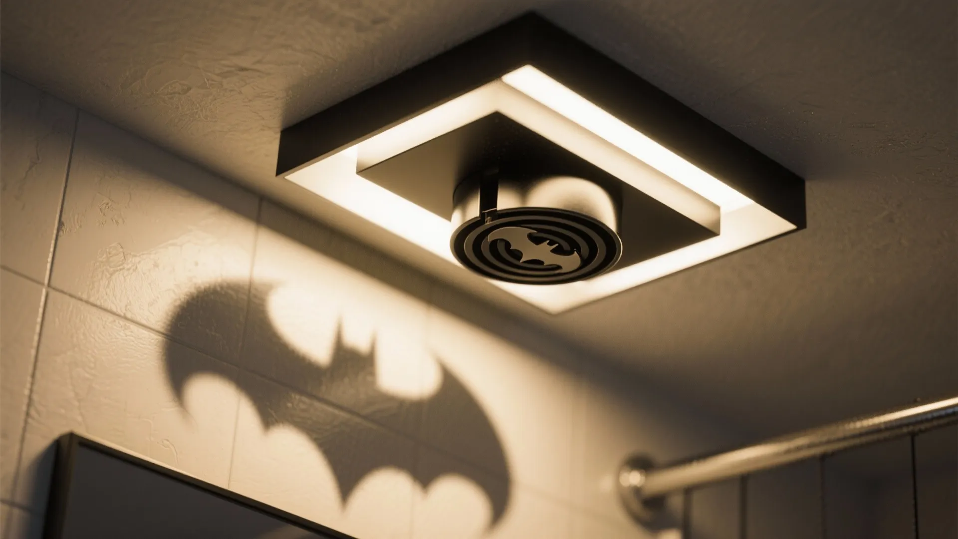 3. Bat-Signal Lighting