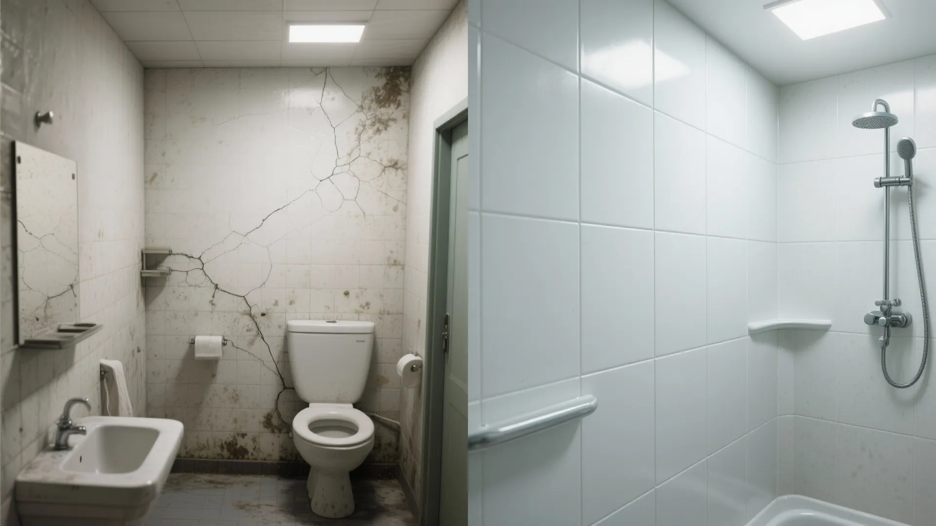 Moisture-Proof PVC for Bathrooms and Laundry