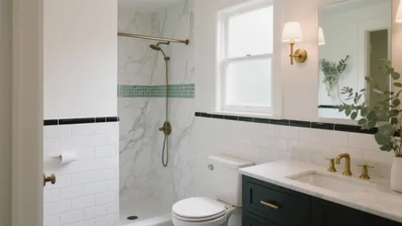 5 Bathroom Border Tiles Ideas