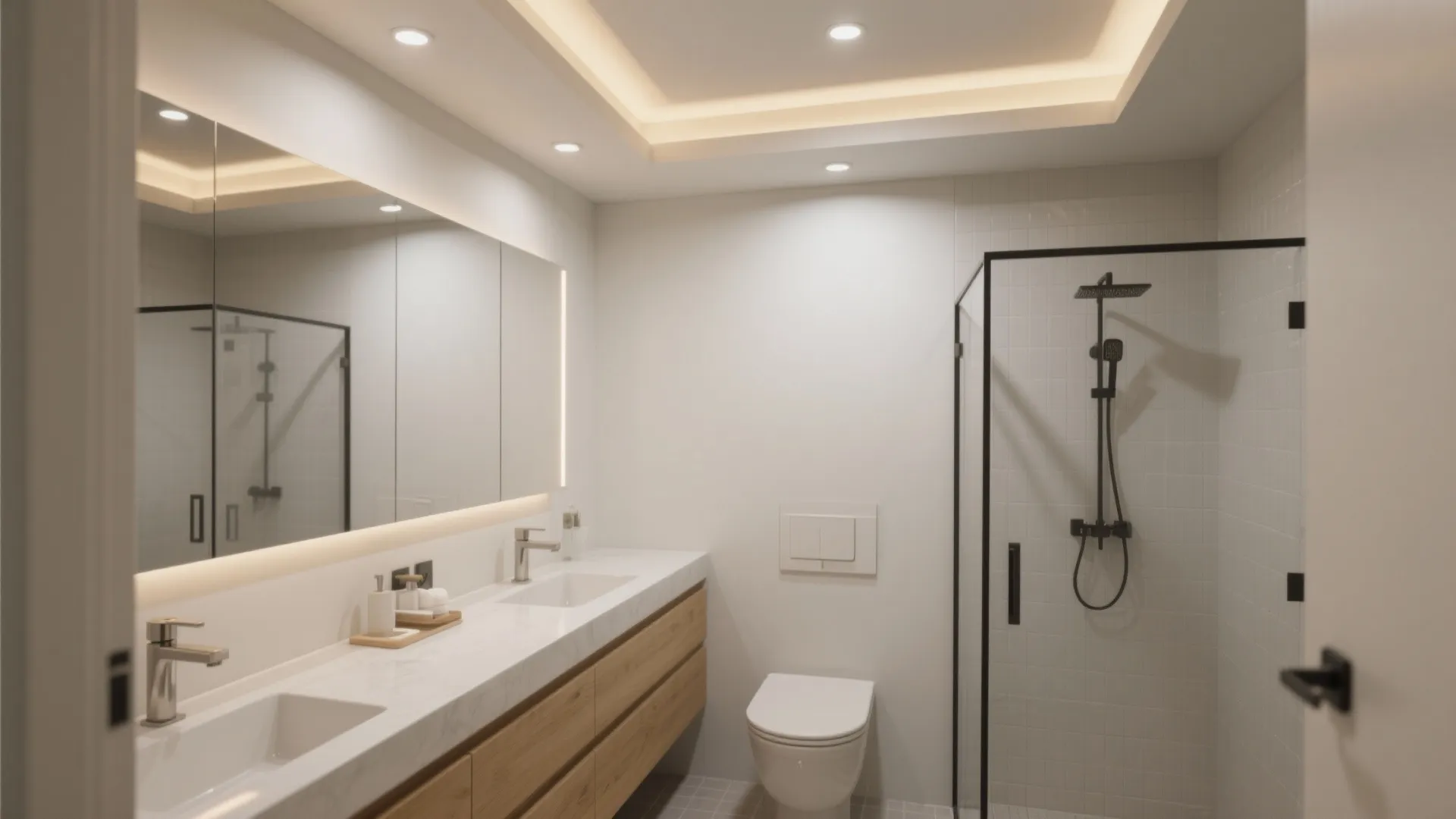 5 Bathroom Down Ceiling Design Ideas That Work: Small-space ceiling strategies from a senior interior designer