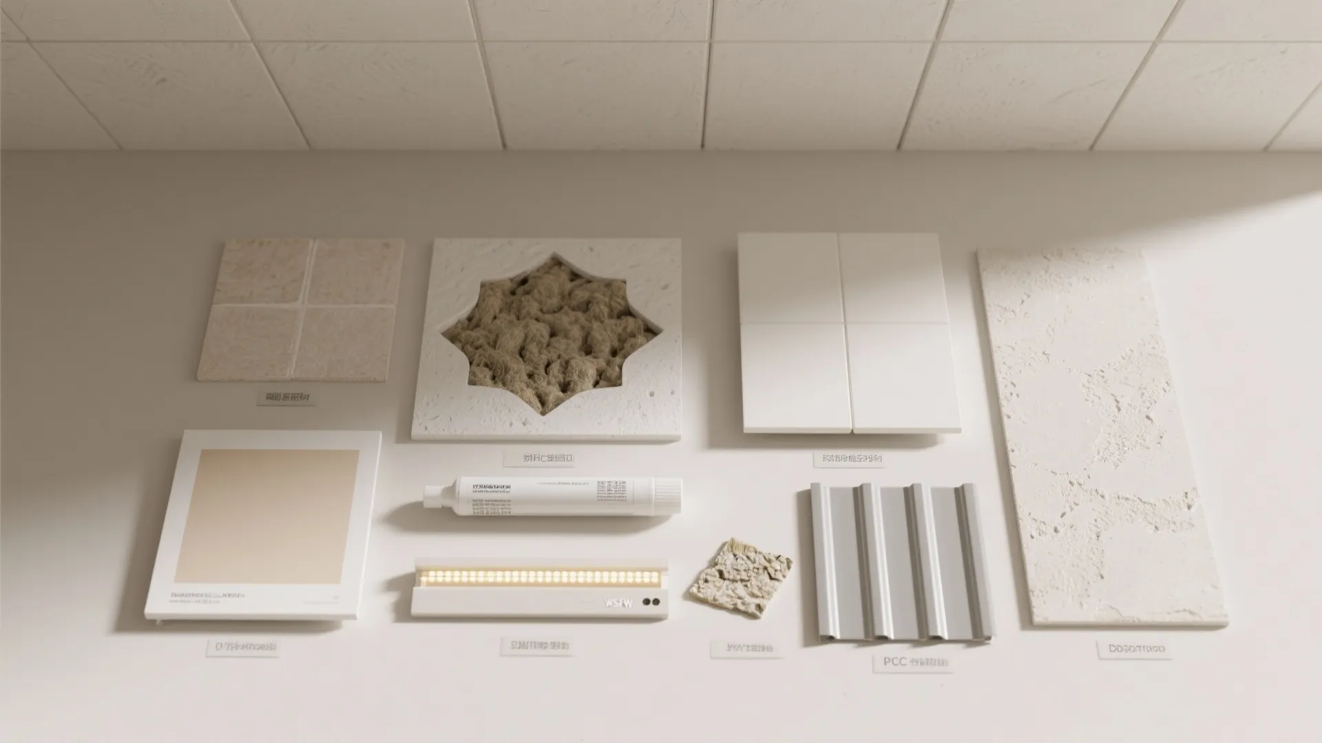 Acoustic Ceiling with Humidity-Safe Paint