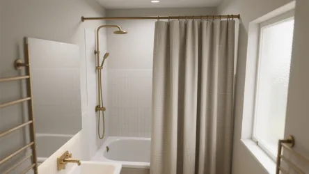 Bathroom Curtain Design: 5 Space-Savvy Ideas