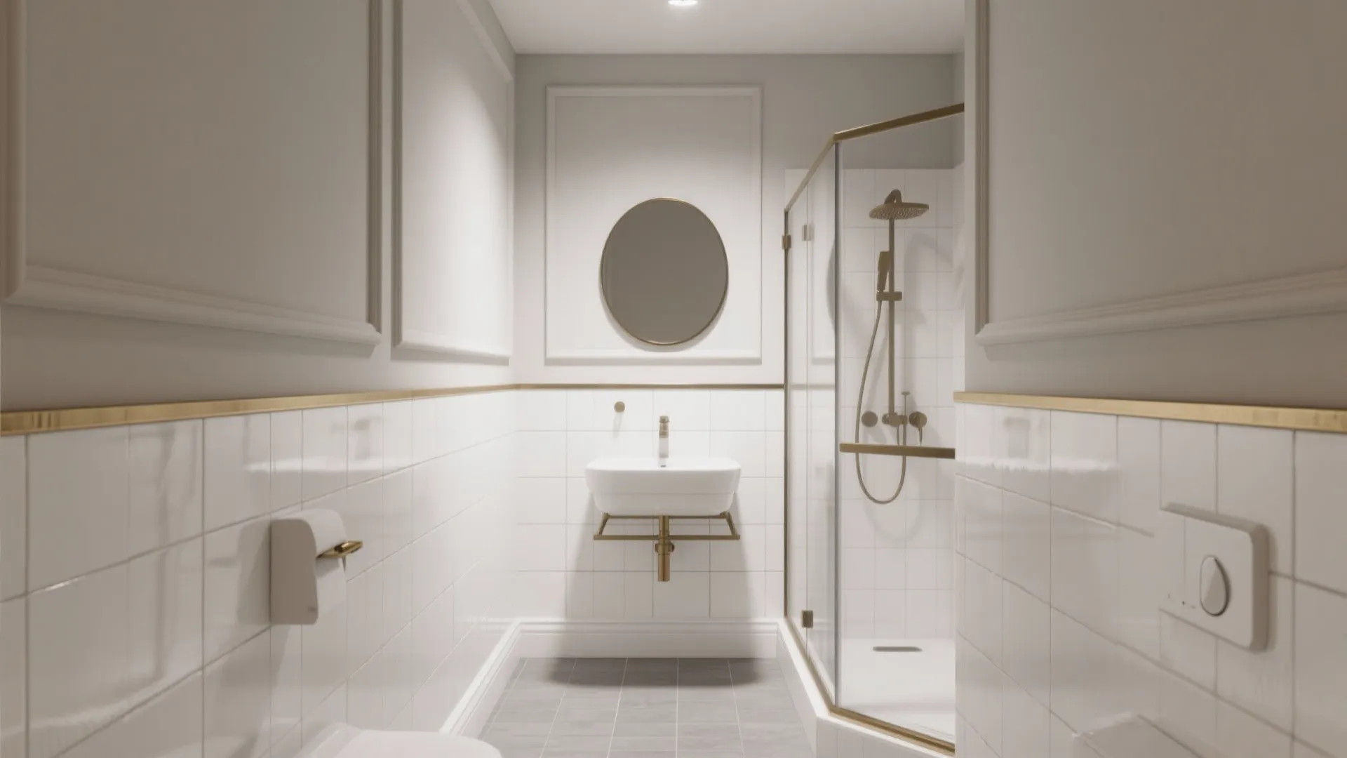 5 Dado Tiles for Bathroom Ideas I Swear By: Small bathrooms spark big creativity—here are my favorite half-height tile wainscot strategies to protect walls, brighten space, and add personality.