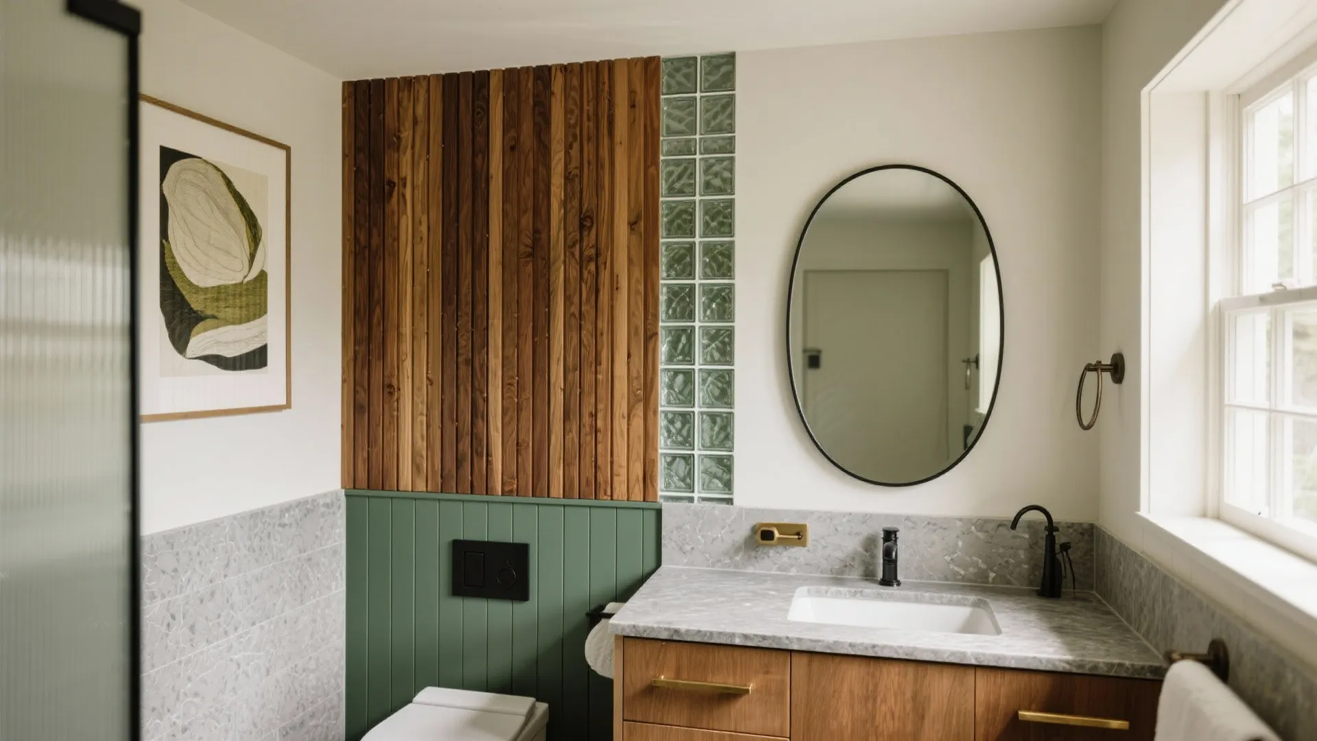 5 Bathroom Wall Decor Ideas That Transform Small Spaces: Small bathrooms spark big creativity—here are five designer-approved wall decor moves, backed by real-world budgets, material tips, and expert data.