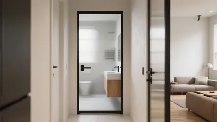 5 Bathroom Door Design Ideas That Maximize Space