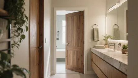 5 Bathroom Wooden Door Design Ideas That Work