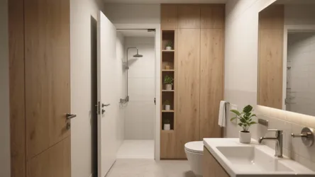 5 Small-Space Bathroom Door Hinge Ideas