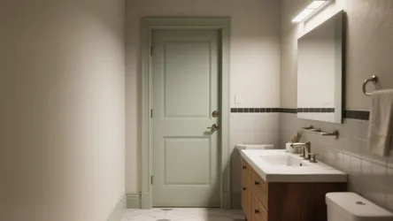5 Bathroom Door Paint Ideas for Small Spaces