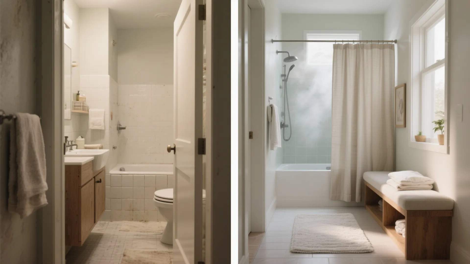 5. Bathroom touch-ups and entryways