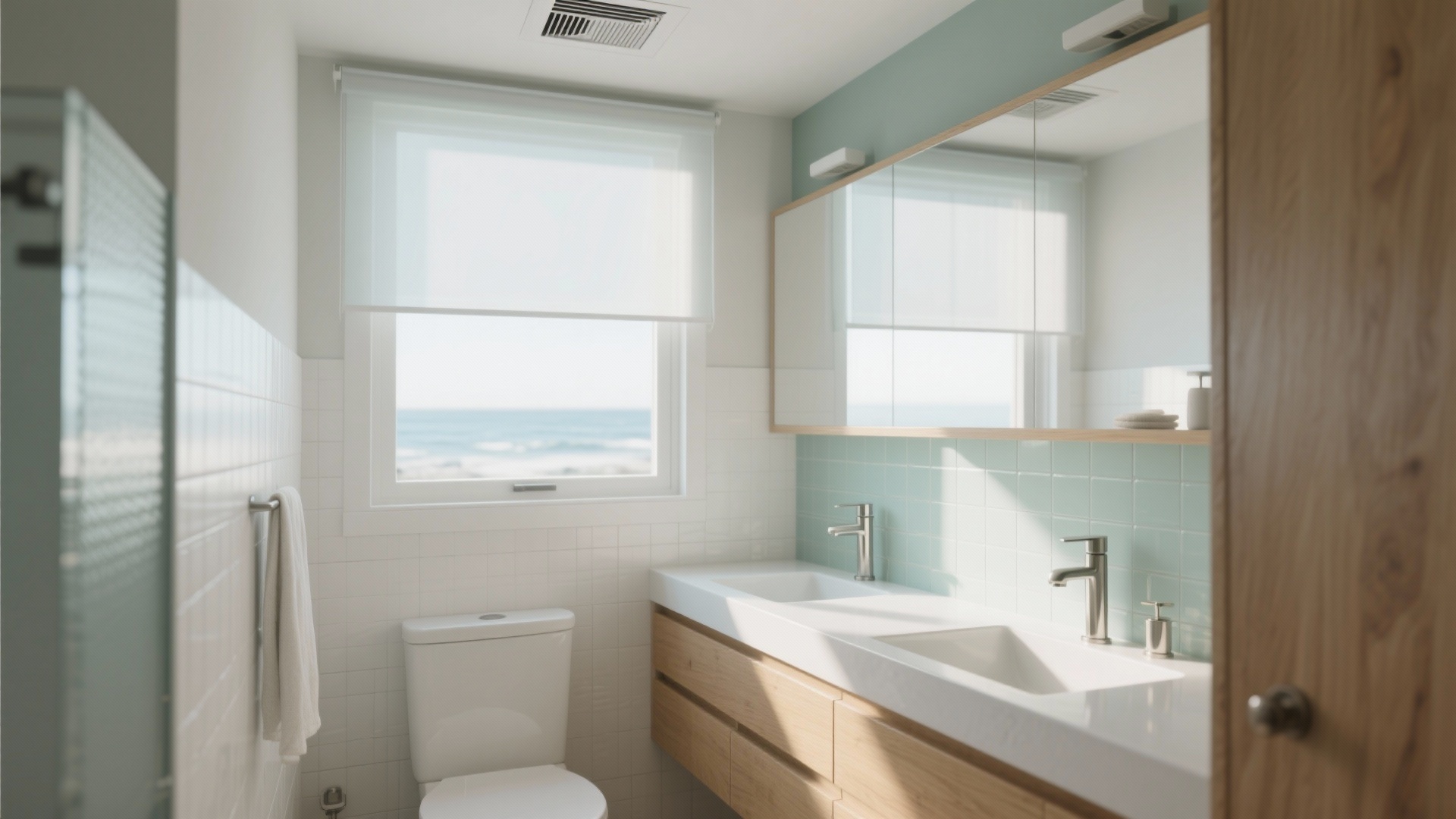 5 Bathroom Window Designs with Exhaust Fan Ideas