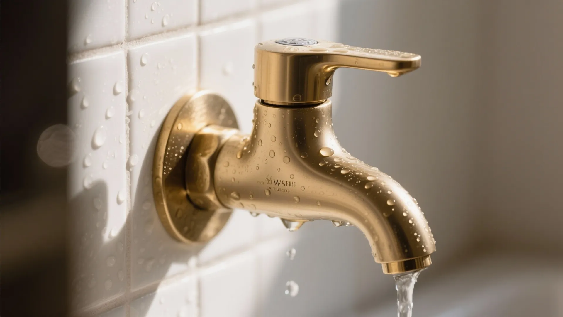 Spa-Calm Bathroom with Sculptural Fixtures