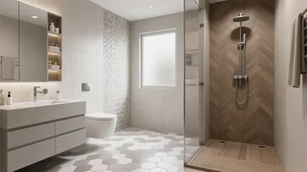 5 Tile Design Bathroom Floor Ideas