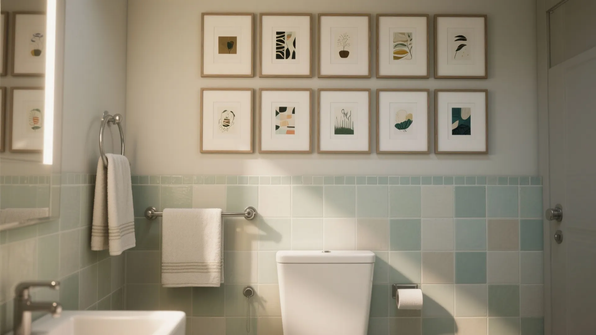 6. Gallery Wall of Small Prints