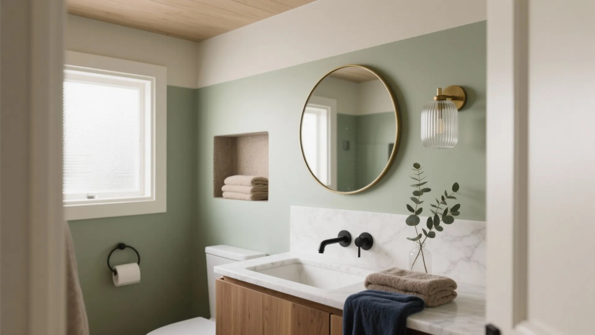 5 Bathroom Wall Paint Ideas for Small Spaces: Small spaces spark big creativity—here are five paint strategies I use to make bathrooms feel bigger, brighter, and better.