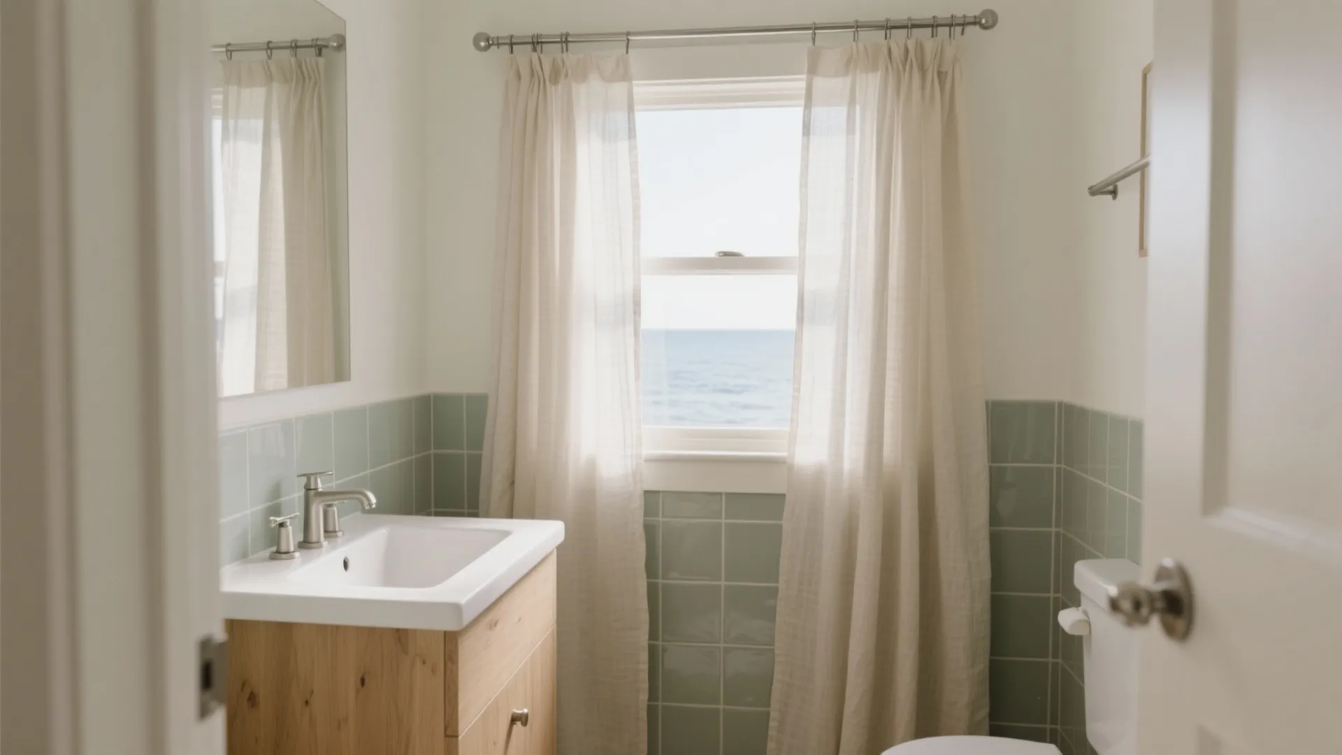 Small Bathroom Window Curtains: 5 Designer Ideas