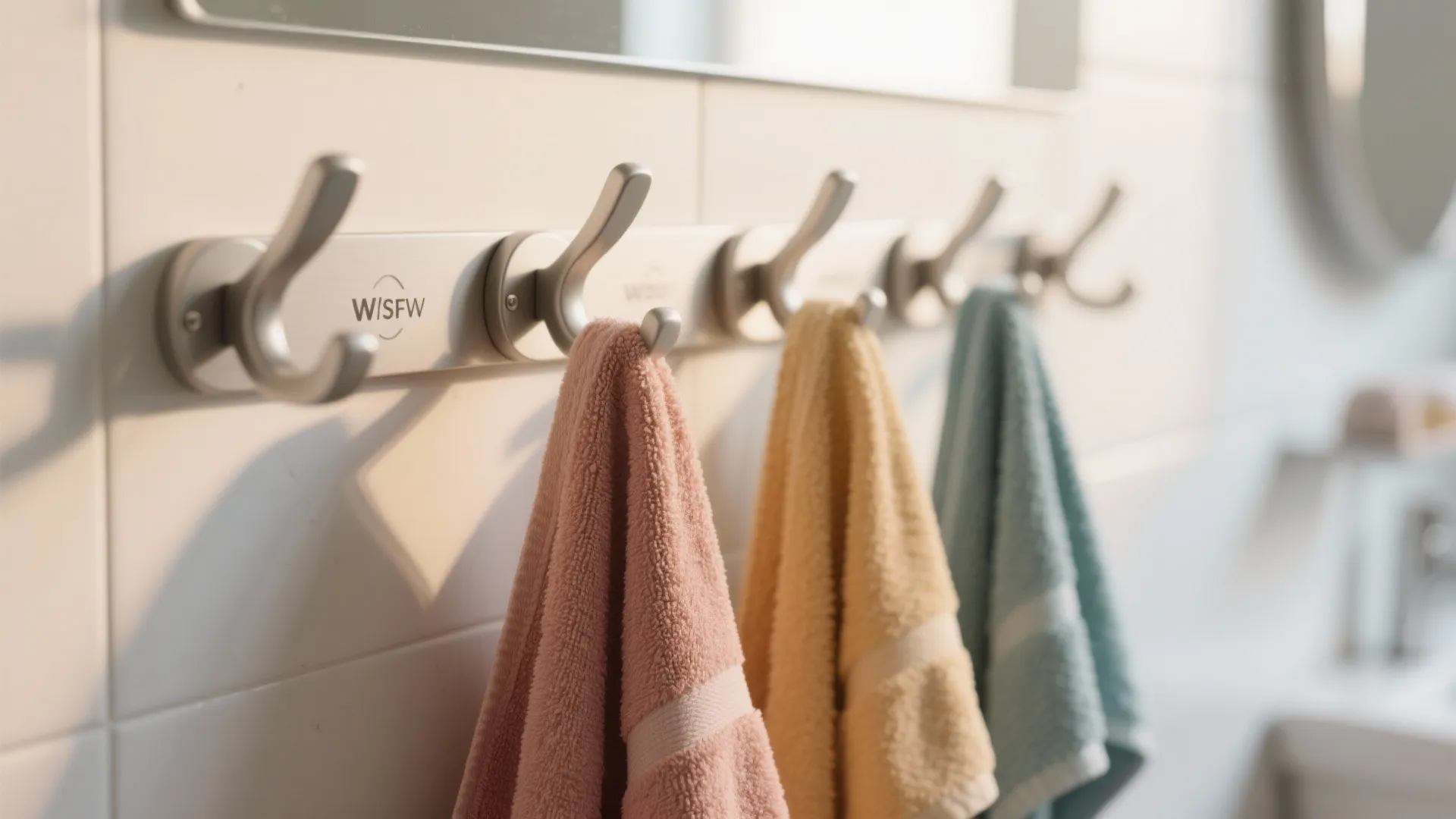 10. Hooks Over Towel Bars