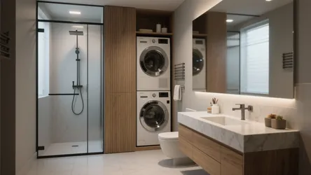 Bathroom & Laundry Room Ideas — 5 Small-Space Tips