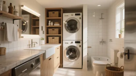 Bathroom Laundry Room Ideas: 5 Small-Space Tips