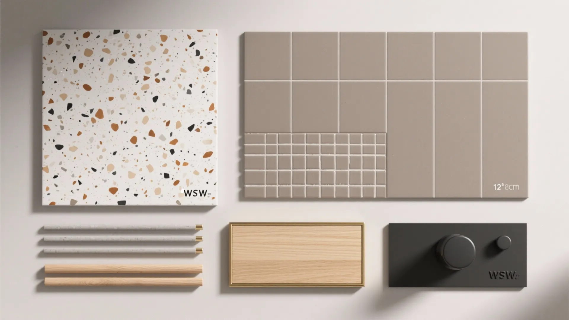 Warmth and texture with modular terrazzo-look porcelain