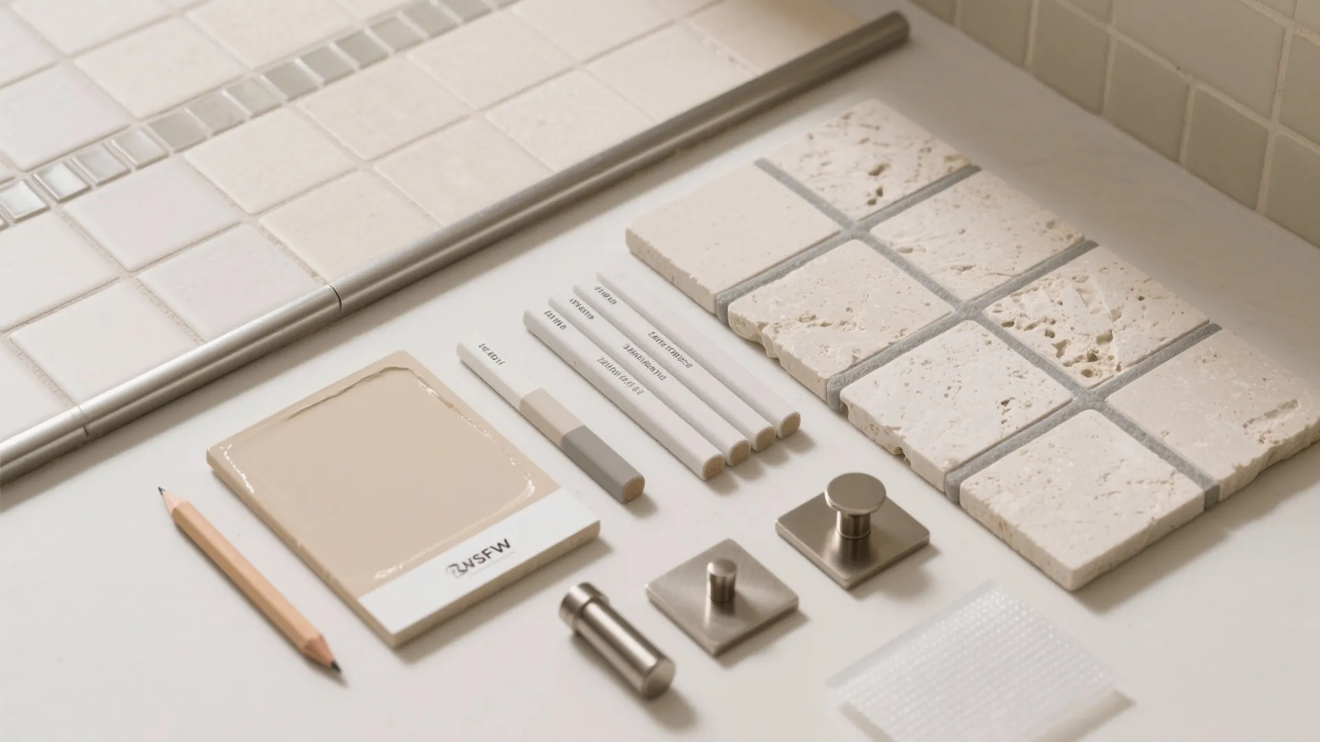 Half-Height Tiling with Paint Above