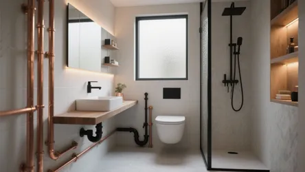 Bathroom Pipe Design: 5 Smart Small-Space Ideas