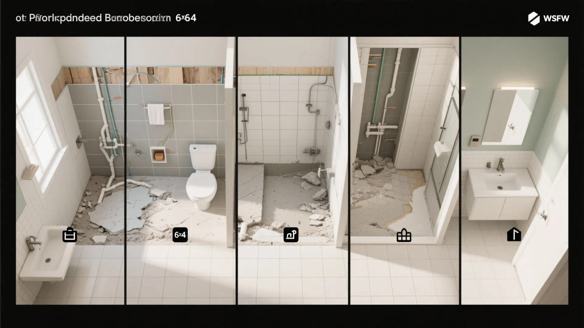 Planning your 6x4 bathroom design: sequencing, budget, and timelines