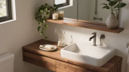 Decorate a Shelf in the Bathroom: 5 Ideas