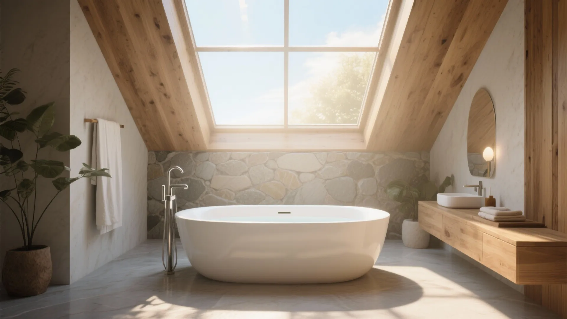 4. Skylight Over the Tub