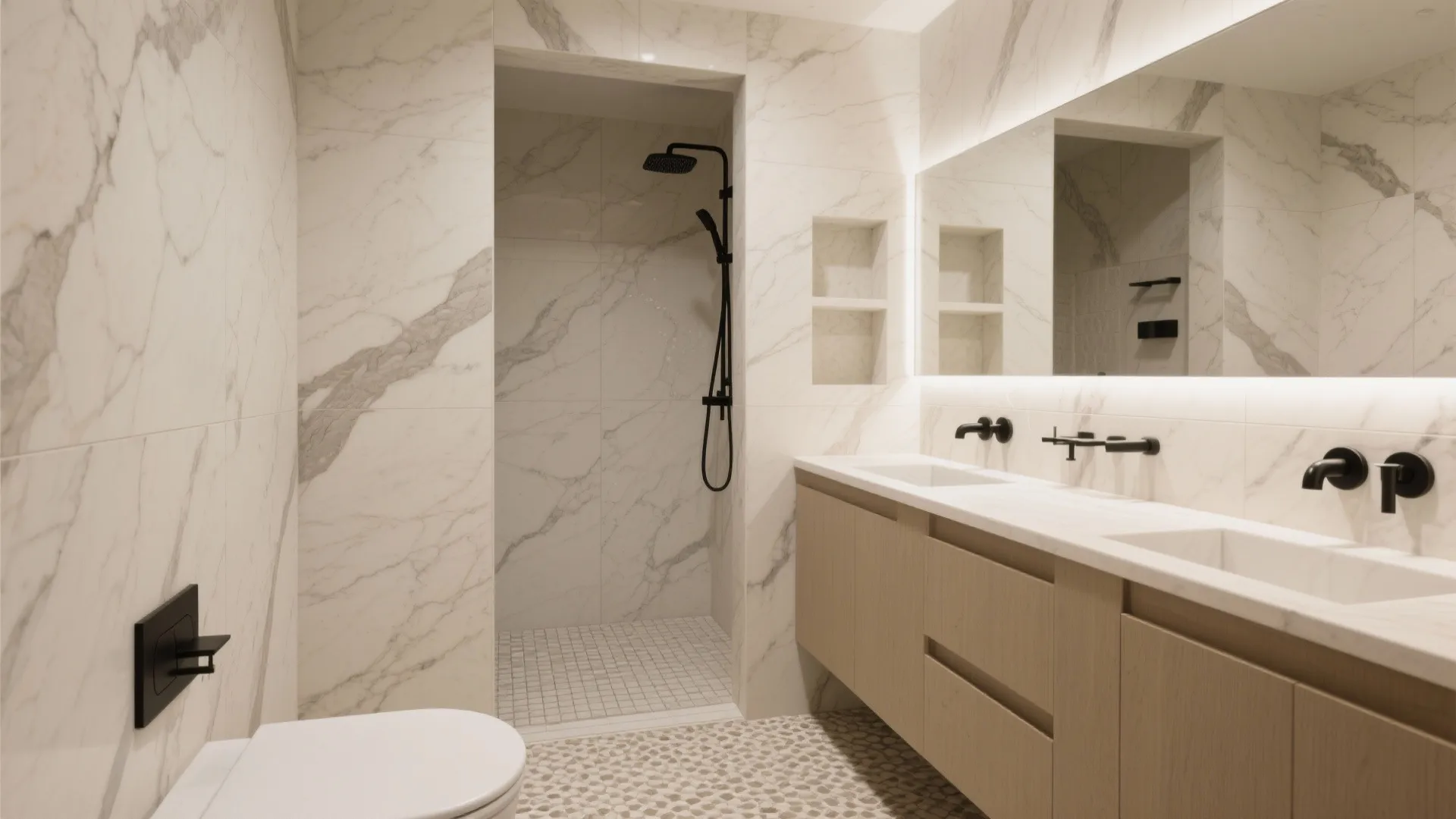 Bathroom Tiles Stone Design: 5 Expert Small-Space Ideas: An interior designer’s playbook for making small bathrooms feel bigger and richer with stone-look tiles, natural stone accents, slip-resistant mosaics, and warm, livable details.