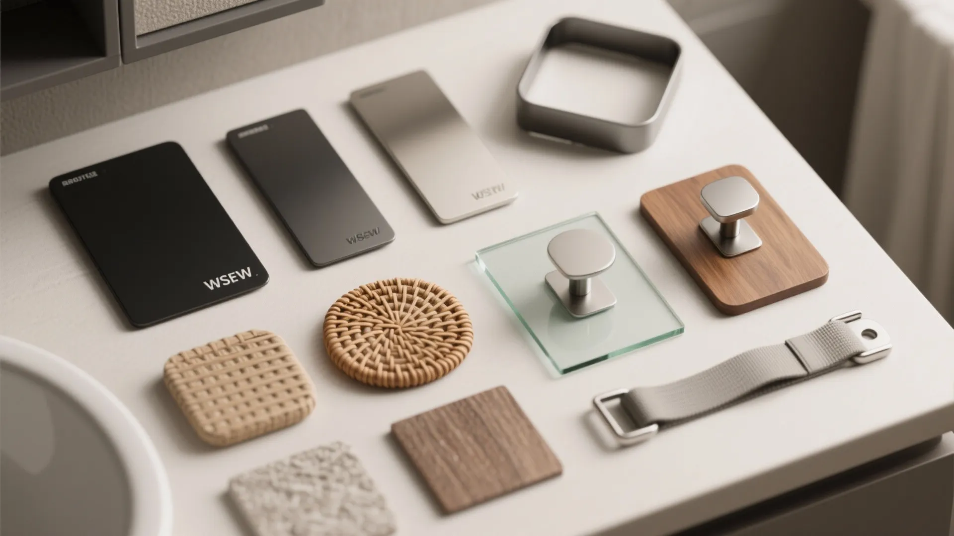 Freestanding Slim Tower with Baskets