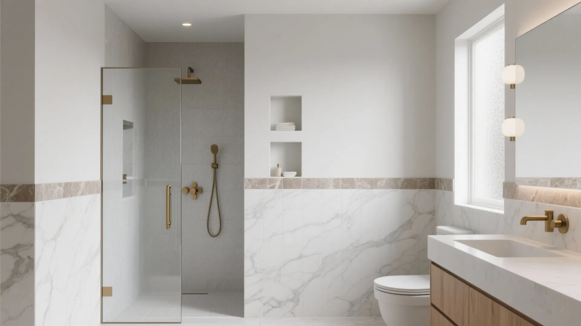 Bathroom Tile Height: 5 Smart Rules I Swear By: How high should you tile in a bathroom? A senior designer’s 5 field-tested guidelines for showers, tubs, and vanities—balanced with code, cost, and style.