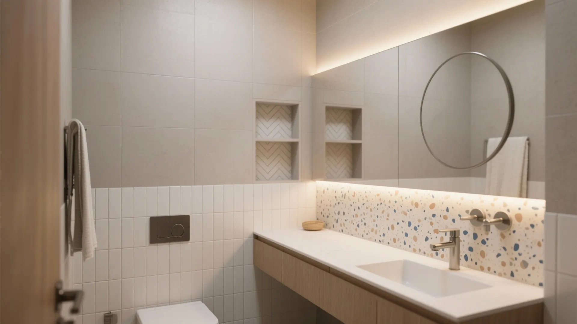 5 Bathroom Wall Tiles Design Images & Ideas