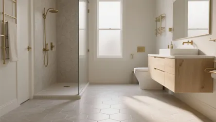 5 Small Bathroom Floor Tiles Ideas