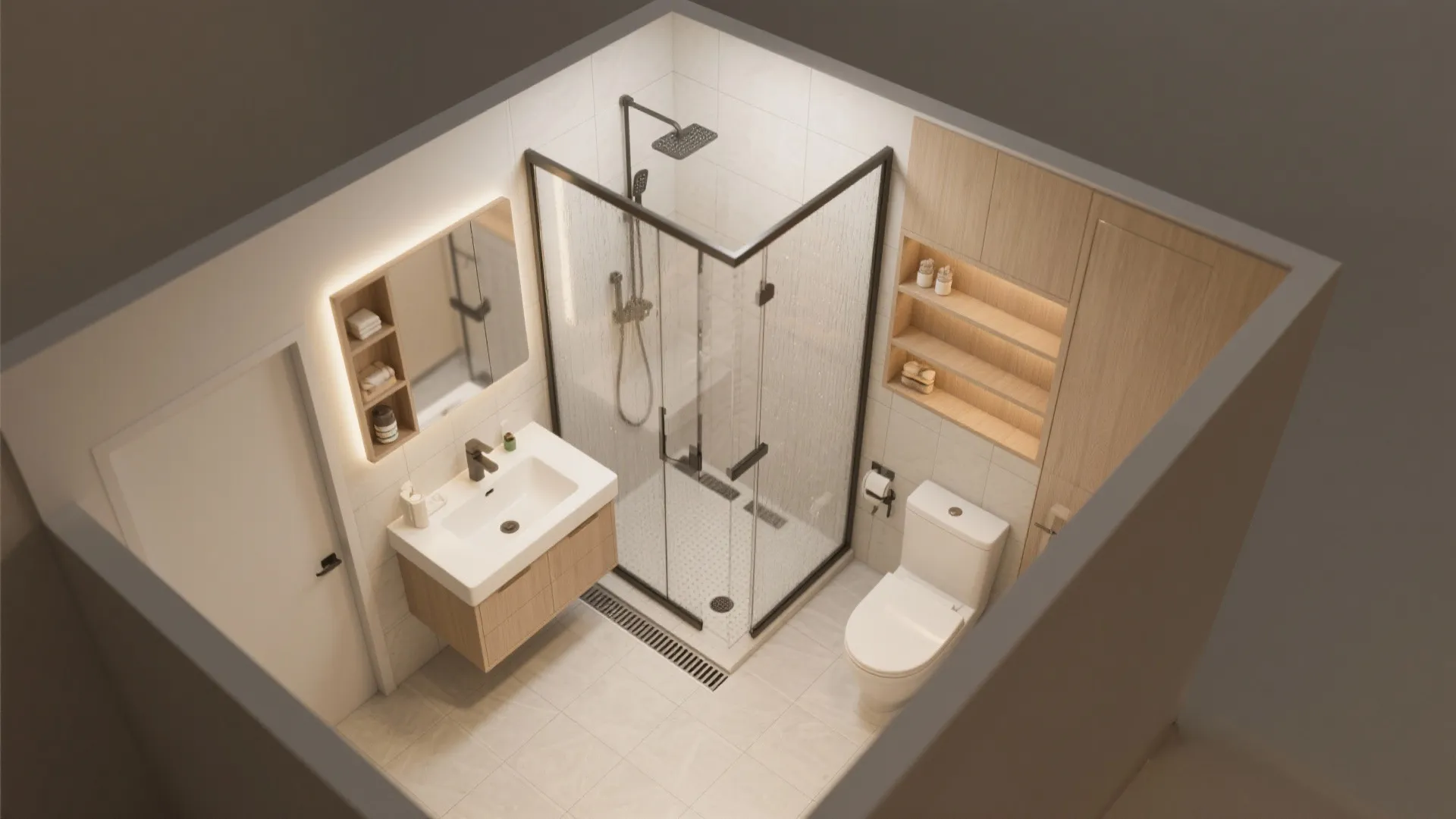 Wet‑Dry Bathroom Zoning for Durability