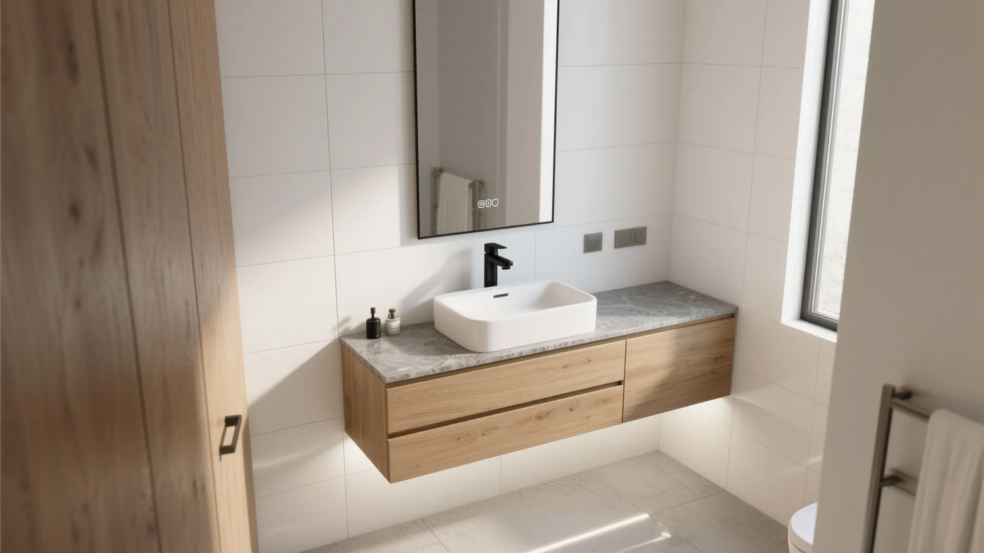 5 Wall Mounted Bathroom Vanity Ideas That Maximize Space