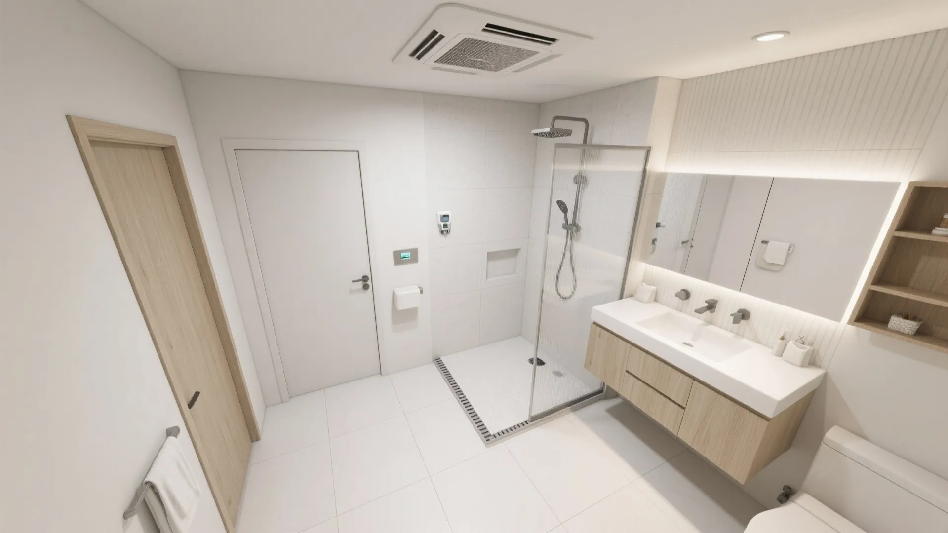 Ventilation, odor control, and easy-to-clean finishes