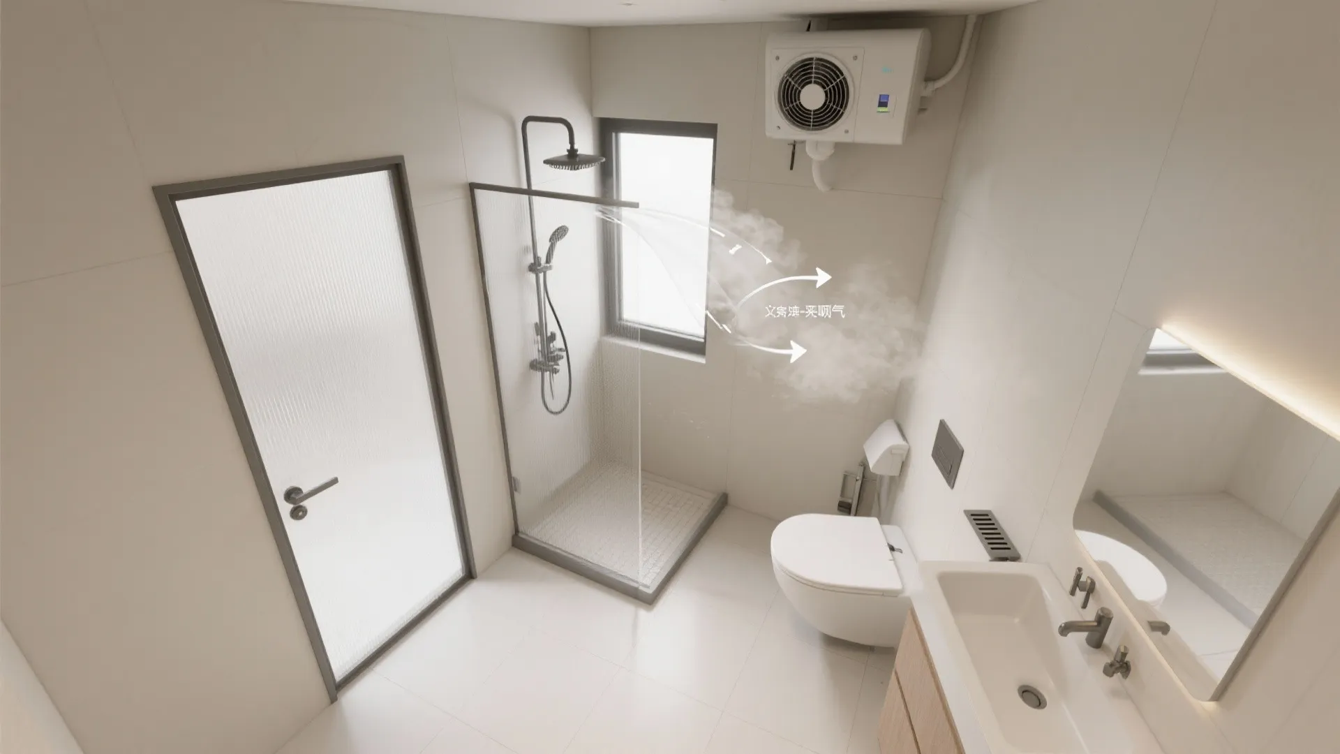 Ventilation-First: Crossflow and Dehumidifying Strategy