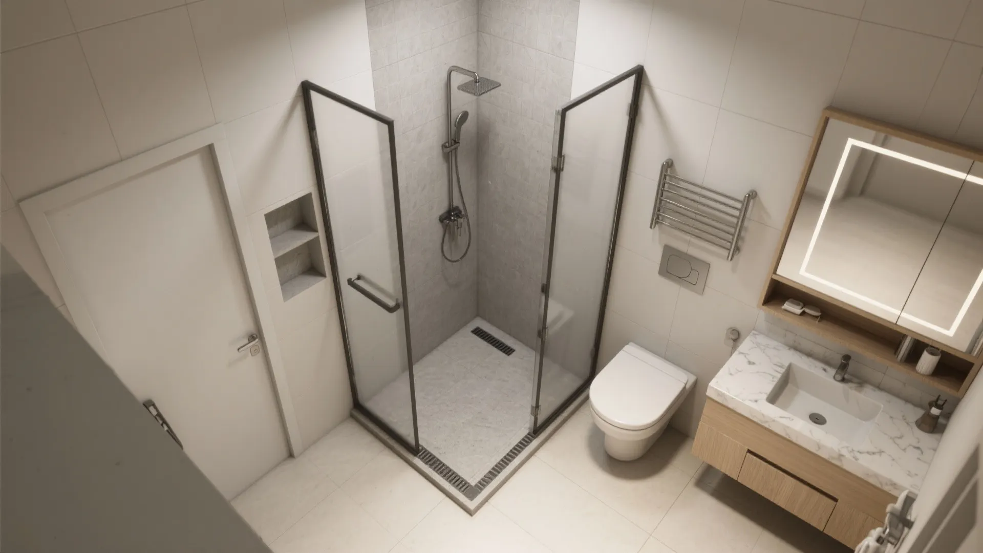 Wet-Dry Zoning in Bathrooms for Monsoon-Friendly Maintenance