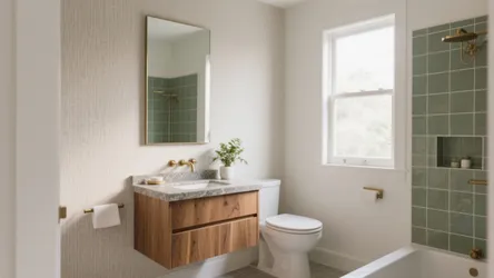 5 Bathroom Wallpaper Design Ideas