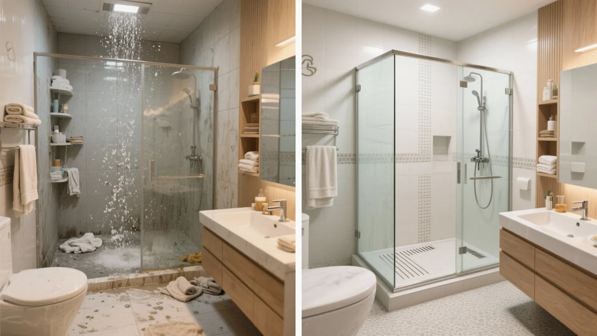 Wet-dry bathroom zoning that actually works