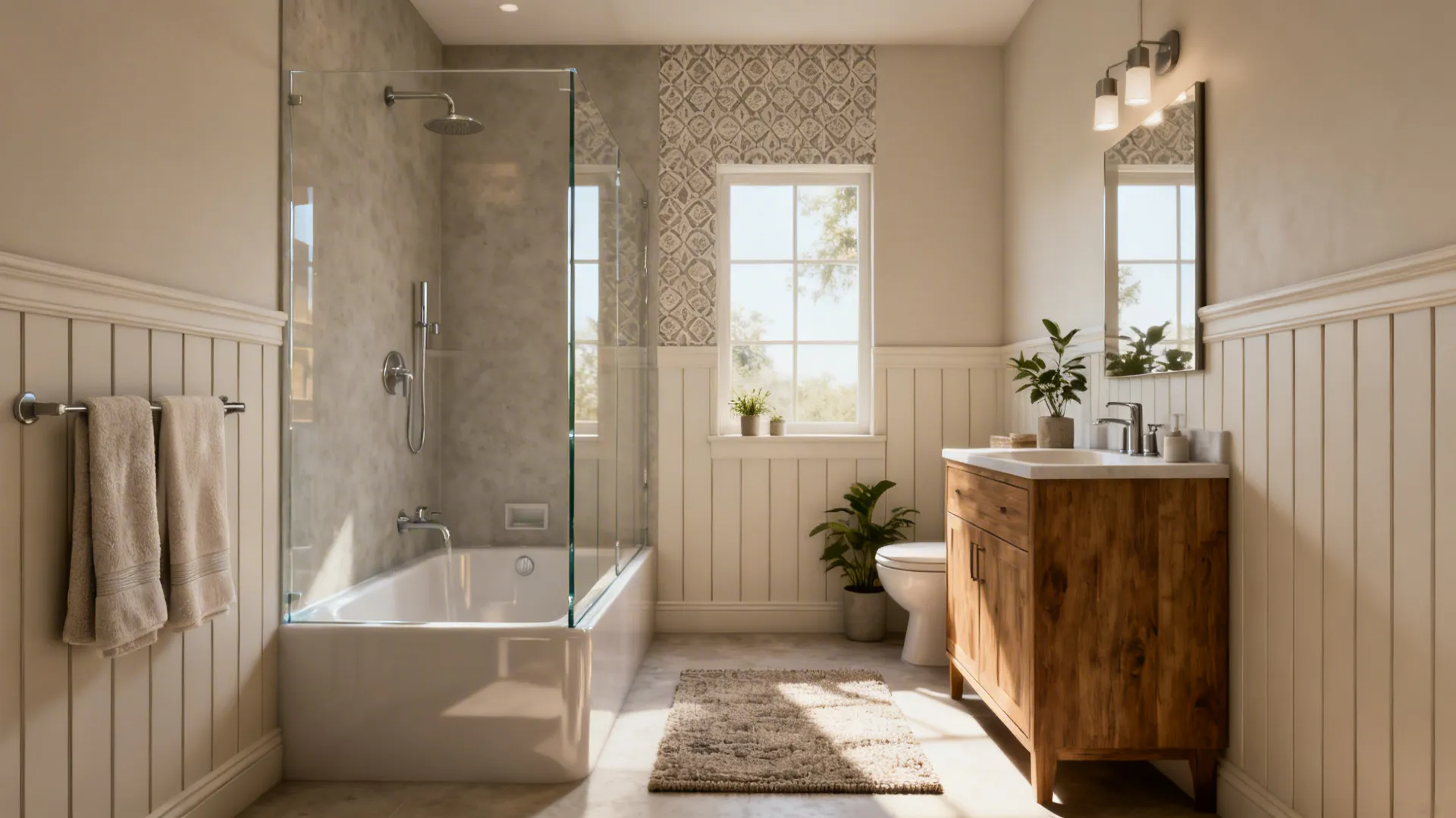 5 Fresh Bathroom Wall Ideas Instead of Tiles