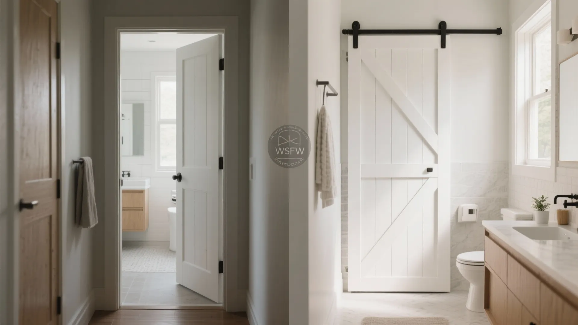 3. Pocket or Barn Doors