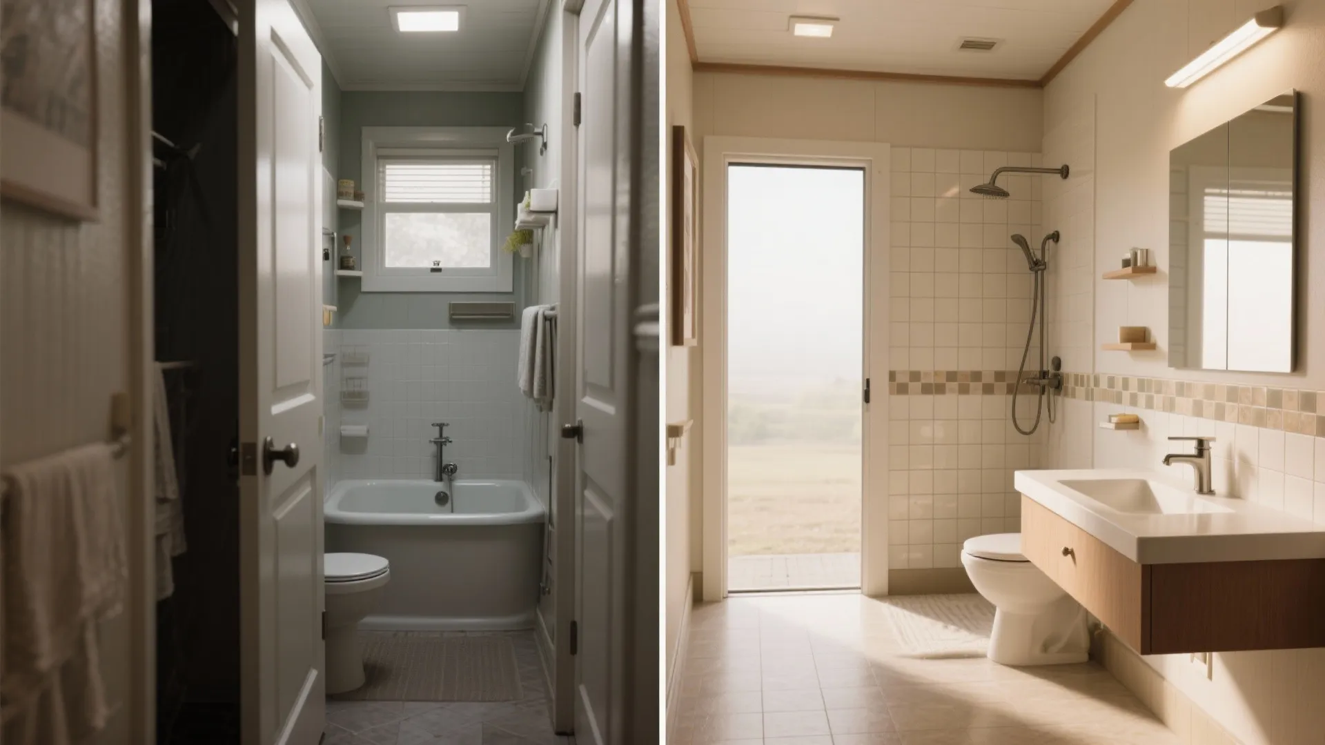 4. Make the bathroom feel larger