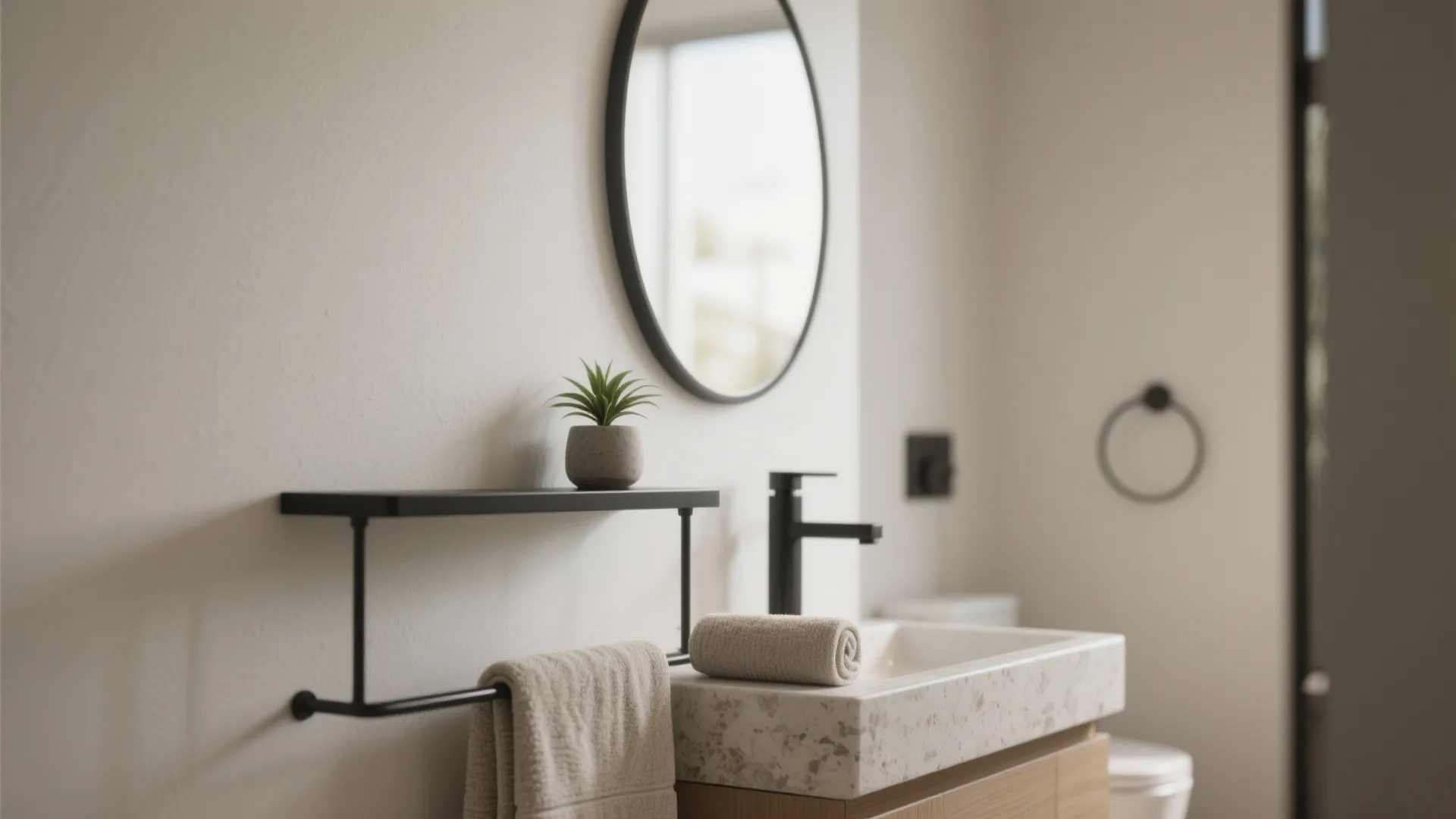 4. Stage bathrooms with botanical calm