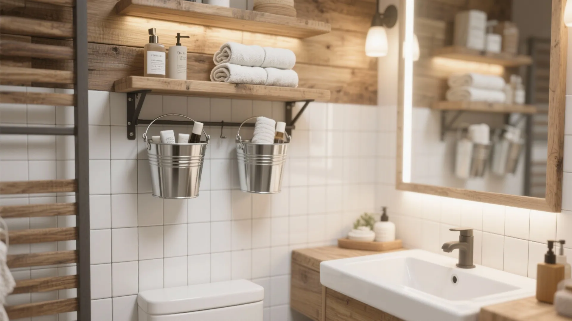 2. Mini Bathroom Storage