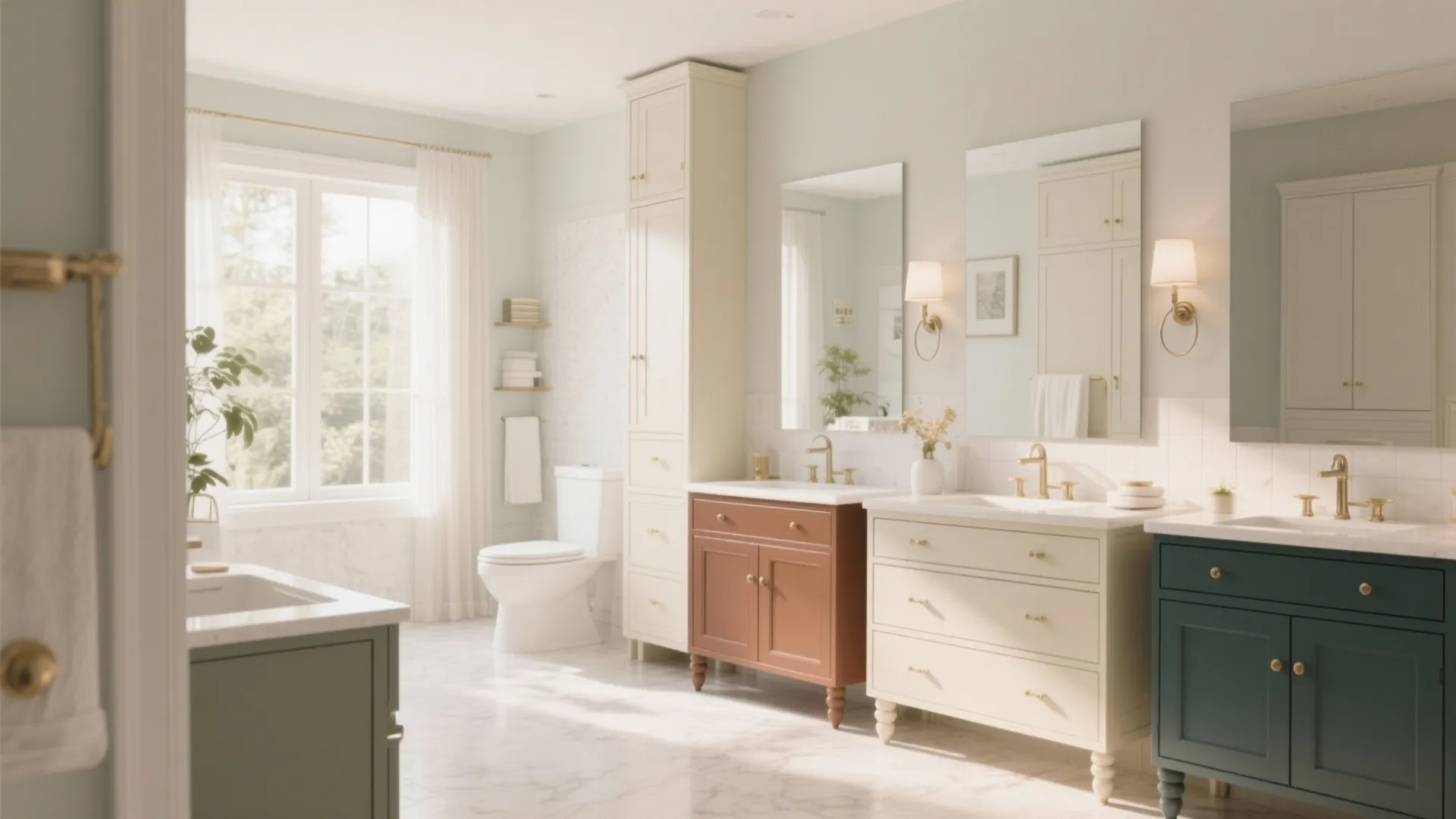 10 Bathroom Cabinet Color Ideas: Creative Color Inspirations for Stylish Bathroom Cabinets from My Design Experience